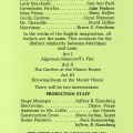 The Importance of Being Earnest - cast and crew
